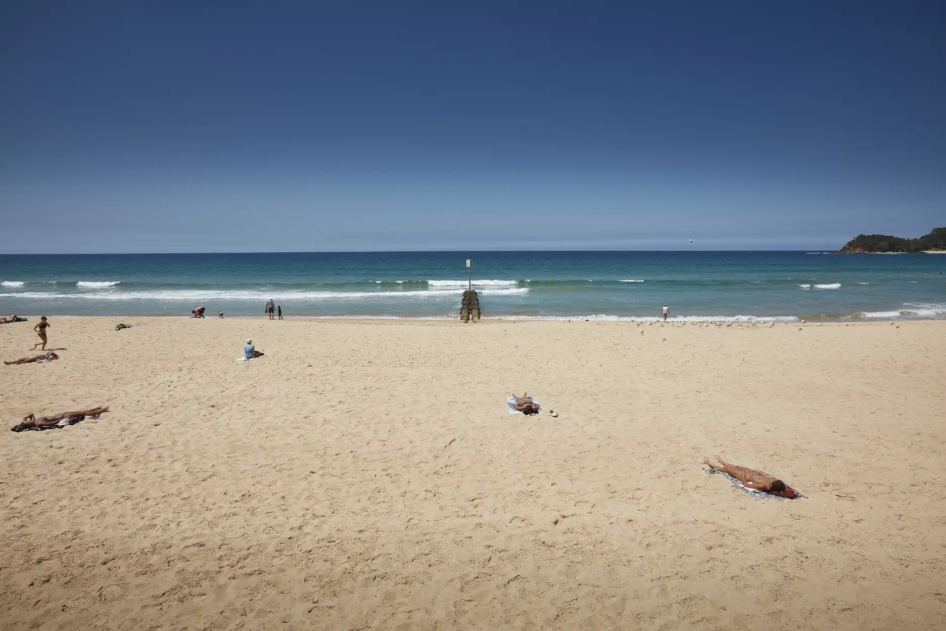 La playa de Manly en Sídney, Nueva Gales del Sur, Australia